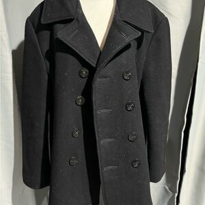 US 740N Pea Jacket Men’s size 48 Black